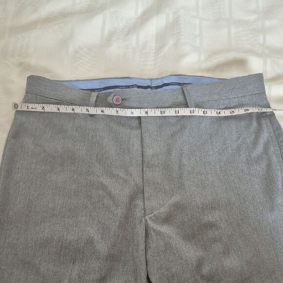 Tommy Hilfiger Men's Classic Gray Dress Pants - Picture 13 of 16